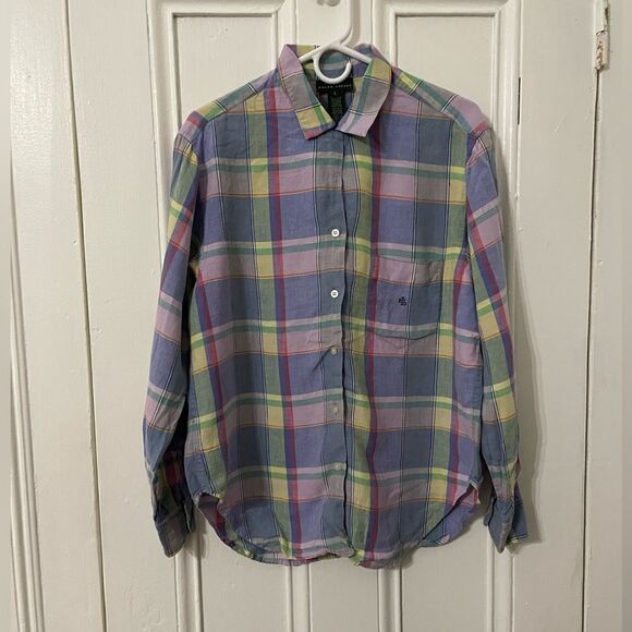 Lauren Ralph Lauren long sleeve button down - Picture 1 of 5